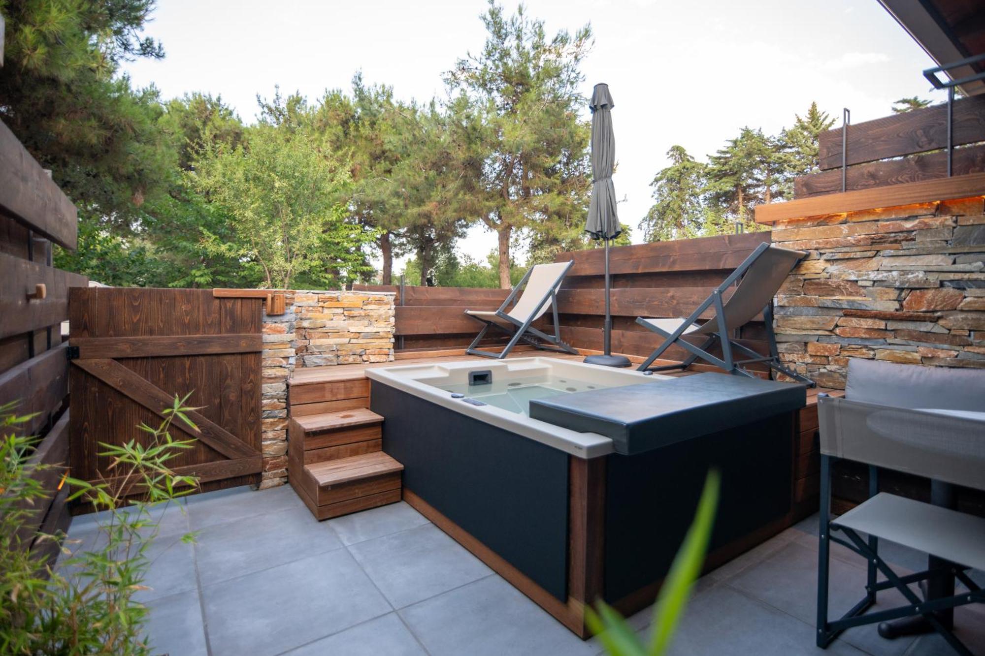 Sylvia Camping & Luxury Suites, Panel Hospitality Homes & Villas Litochoro Exterior photo